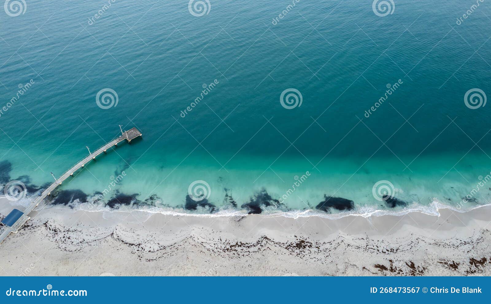 Jurien Bay Coastline with New Jetty Stock Image Image of sand, ocean