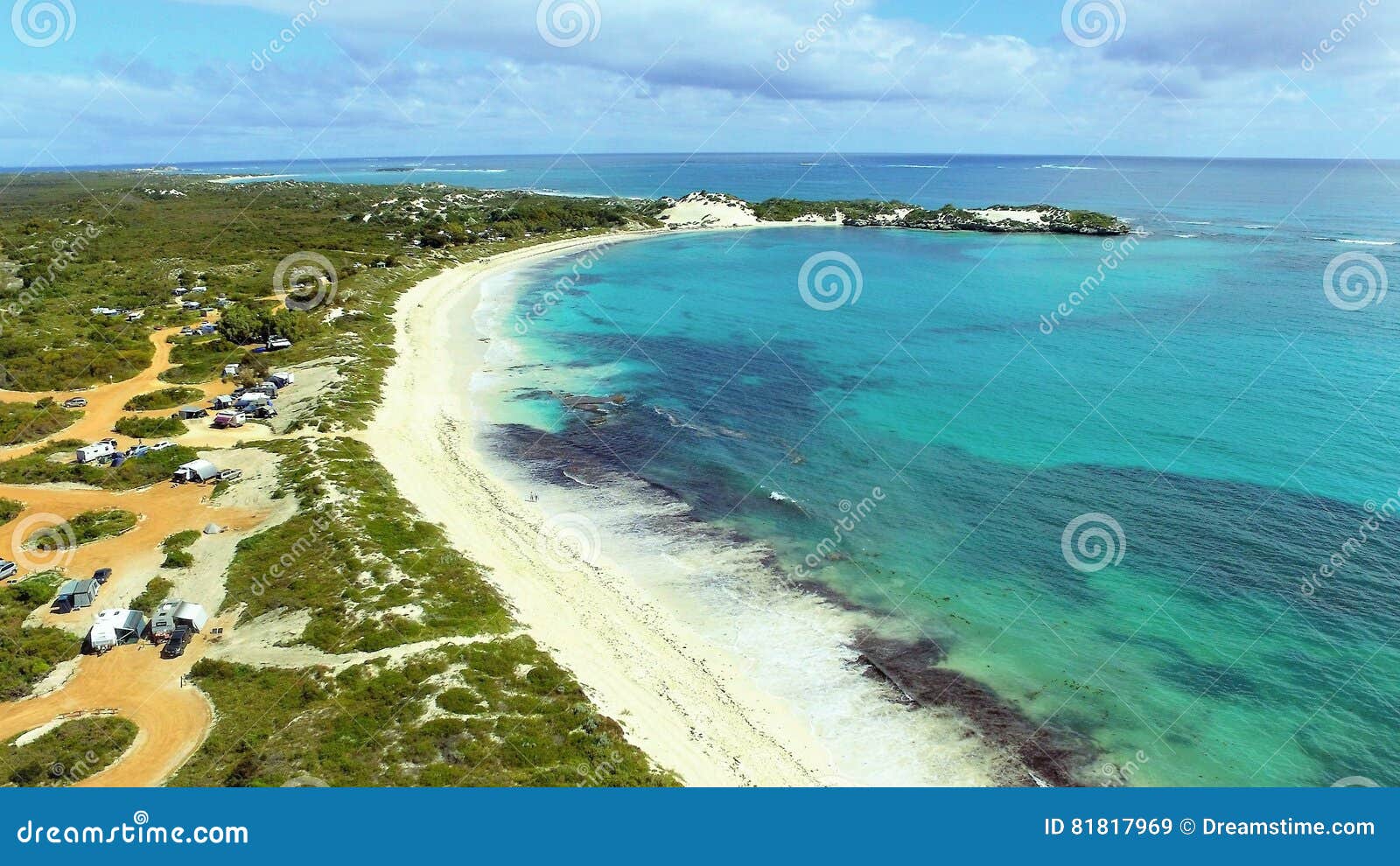 Jurien Bay stock image. Image of camp, drone, cape, land 81817969
