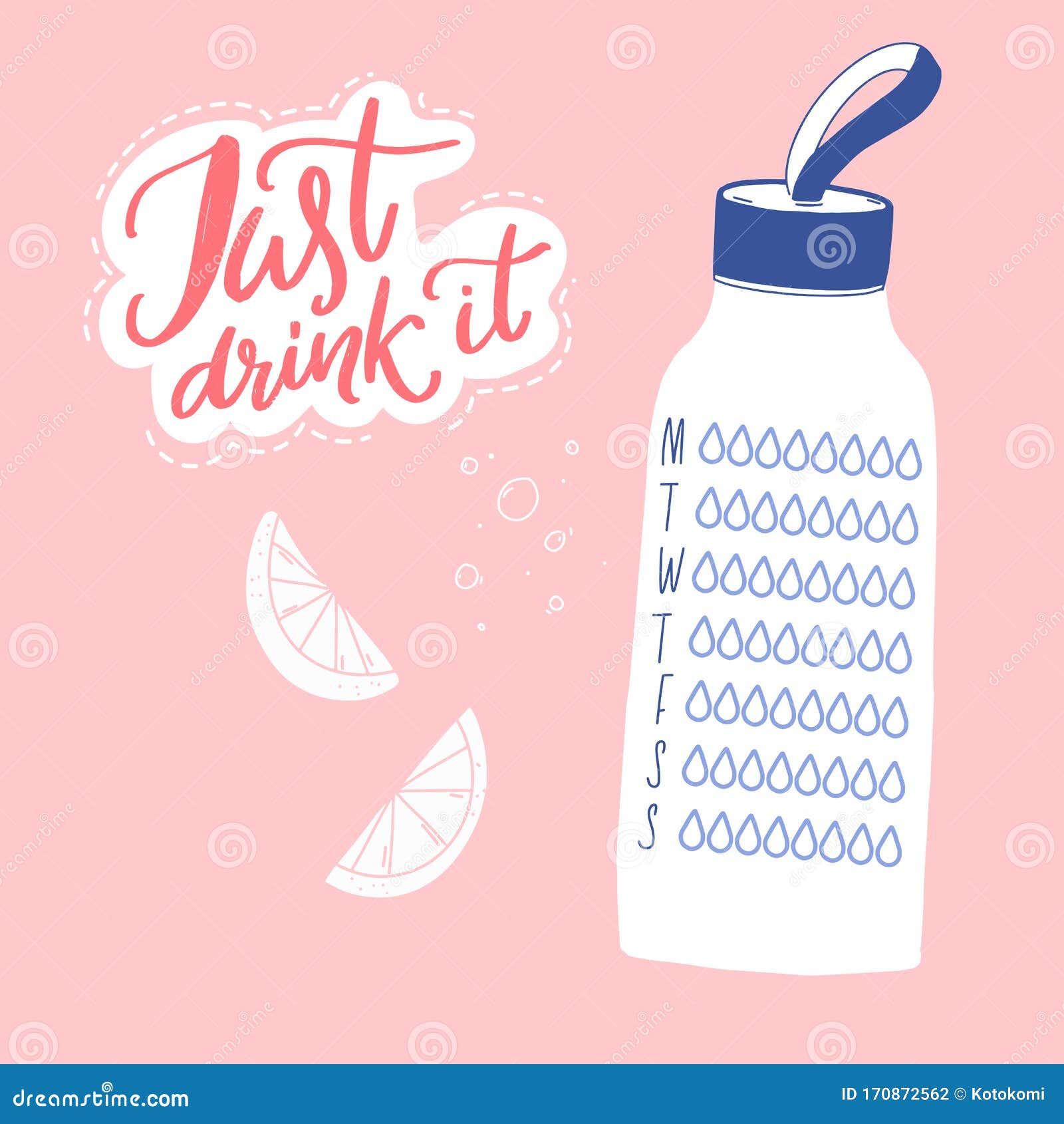 Drink Water Planner Stickers