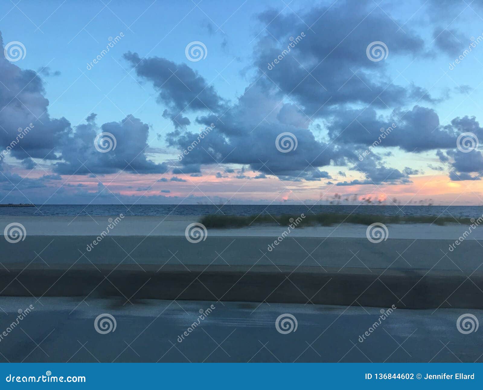 Dreaming of the pink sky stock photo. Image of beach - 136844602