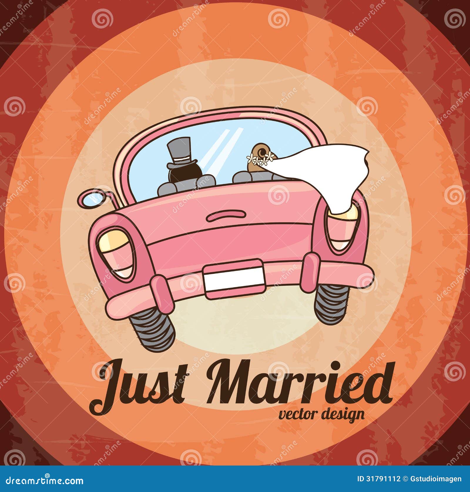 Just Married Car Stock Illustrations – 954 Just Married Car Stock  Illustrations, Vectors & Clipart - Dreamstime