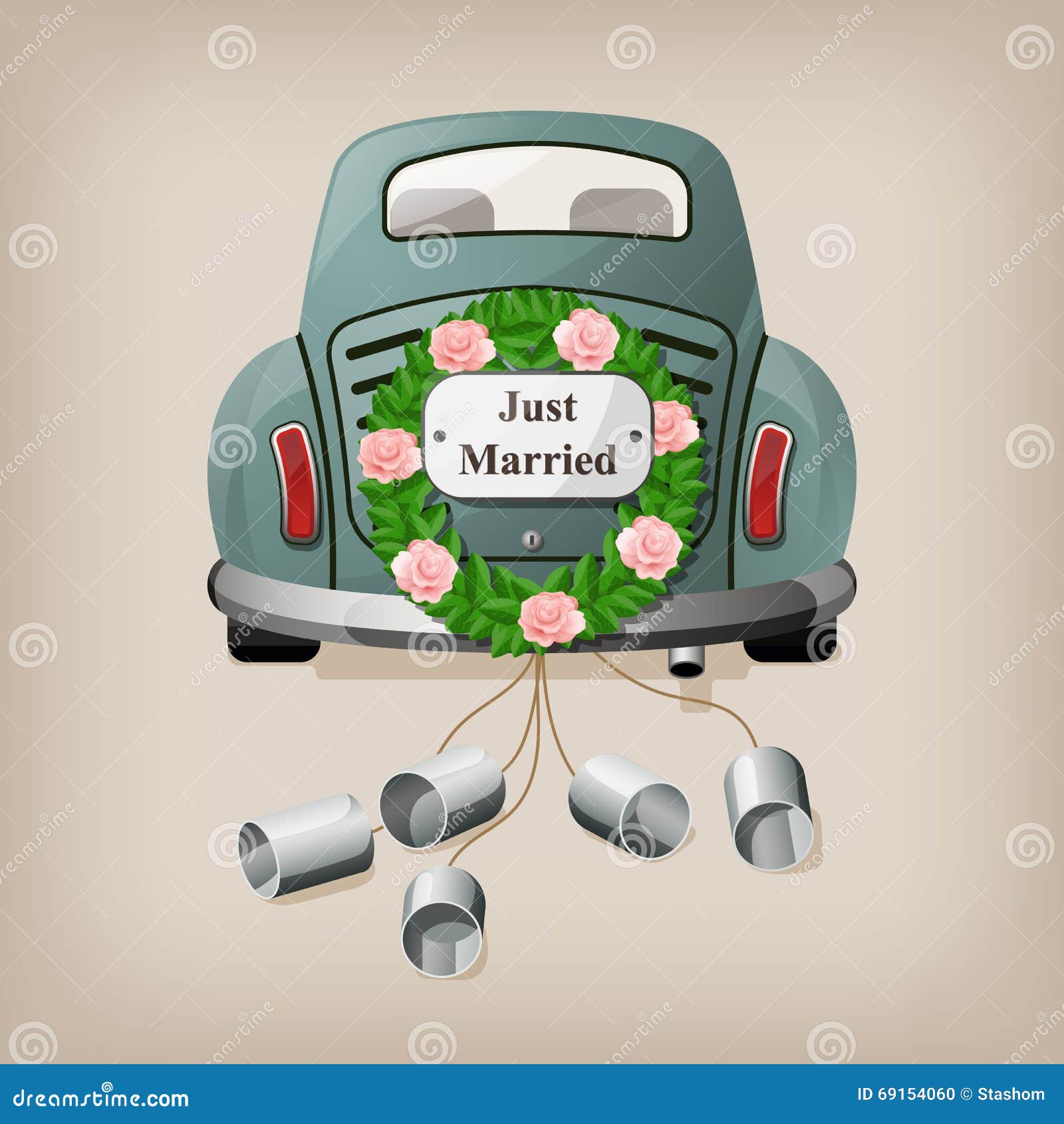 clipart just married car - photo #38