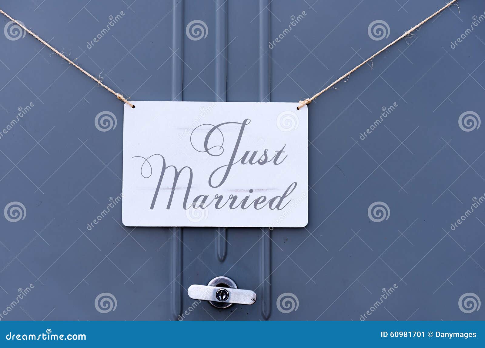 just married