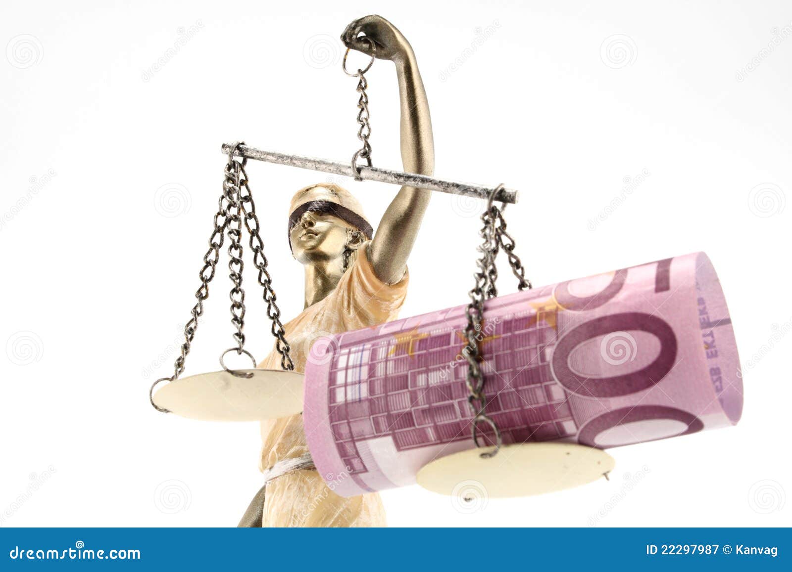 Justice Is Blind ( Or Maybe Not ) Royalty Free Stock Photography
