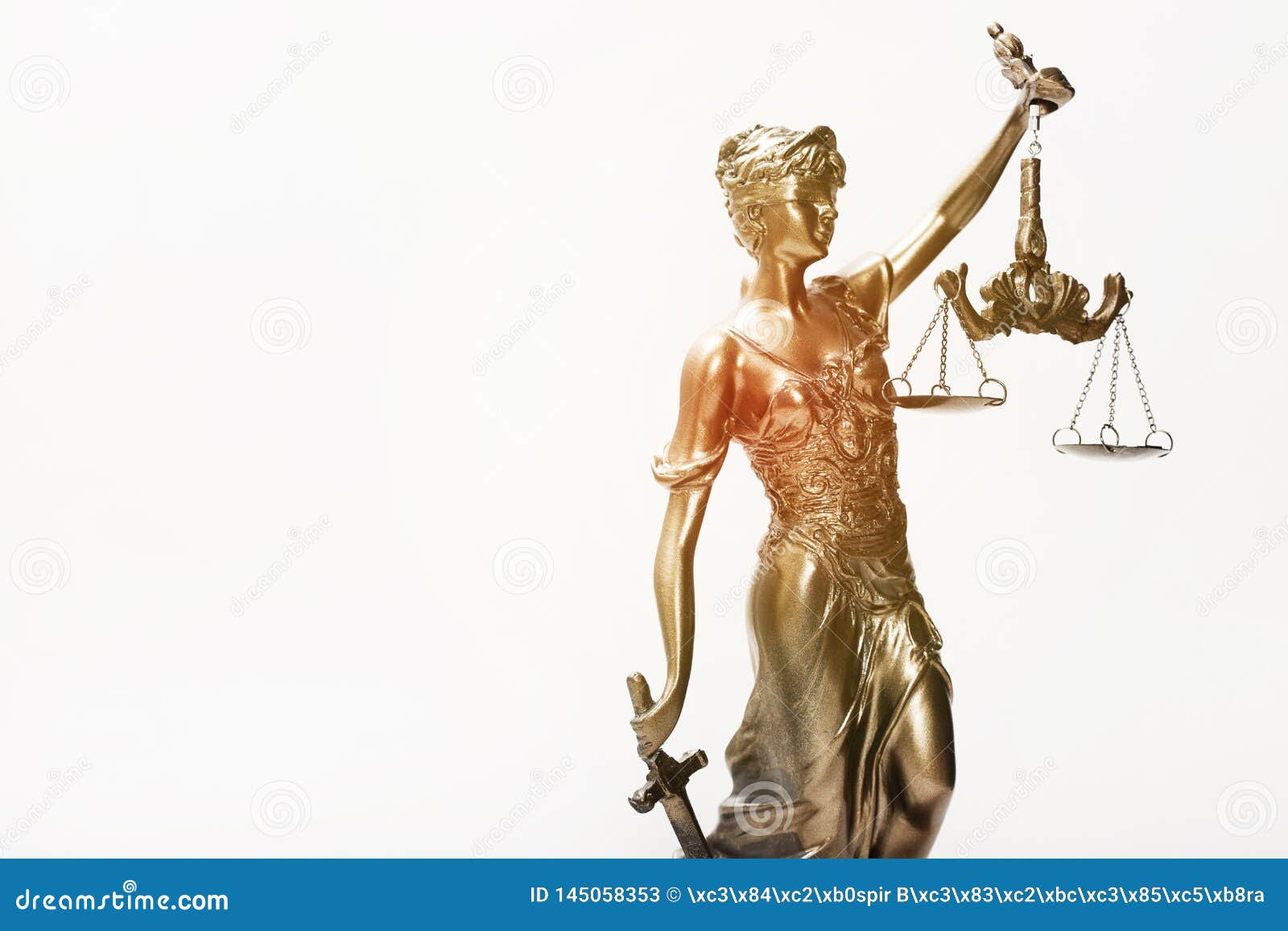 Justice Blindfolded Lady Holding Scales and Sword Statue Stock Image Image of justice, balance