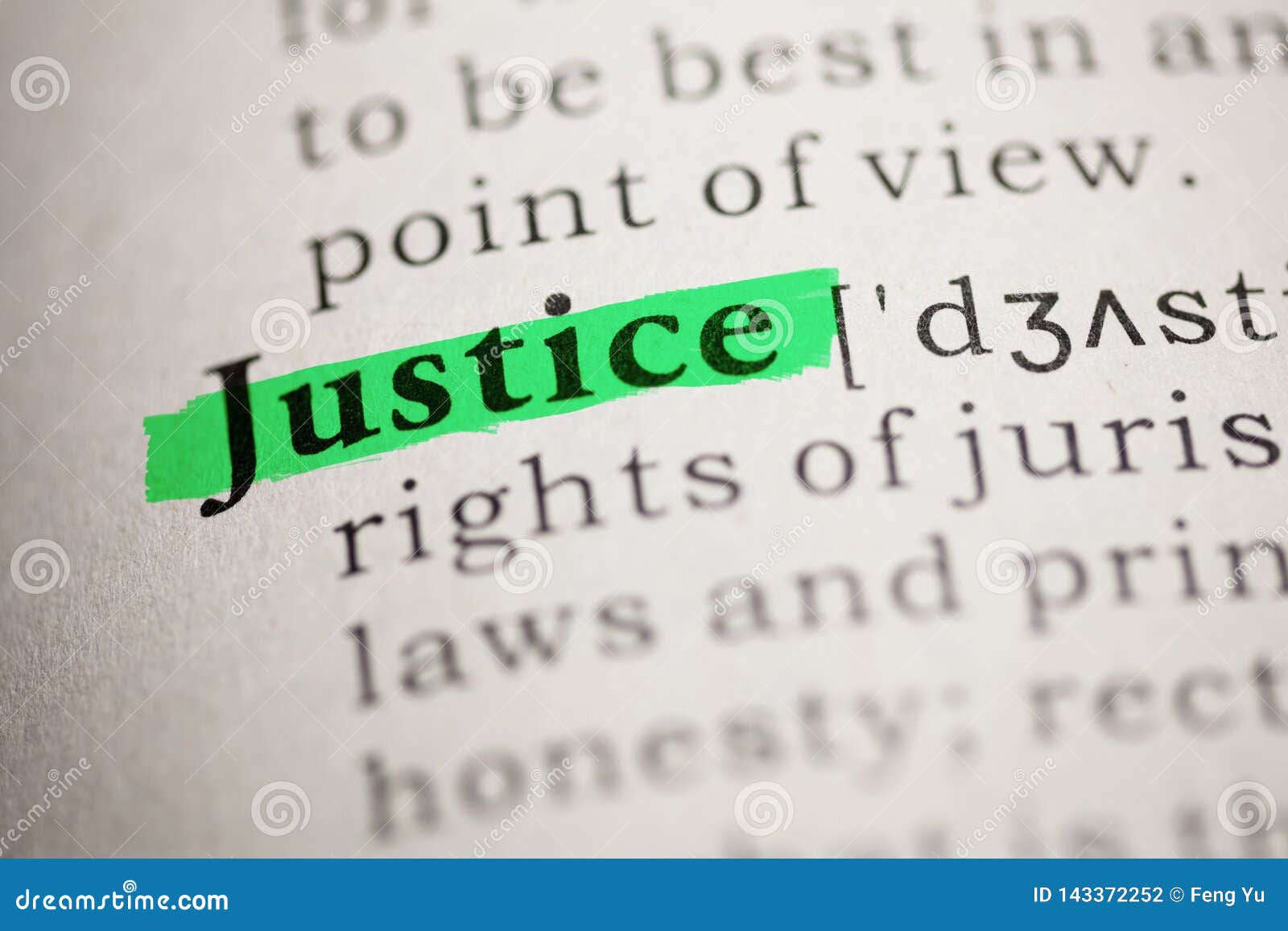 Definition of the Word Justice Stock Photo Image of dictionary, legal