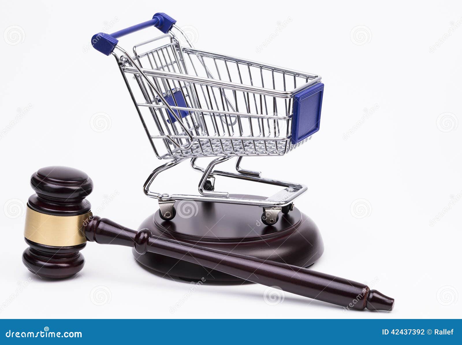 Justice Gavel with Shopping Cart Stock Photo Image of lawyer, cart 42437392