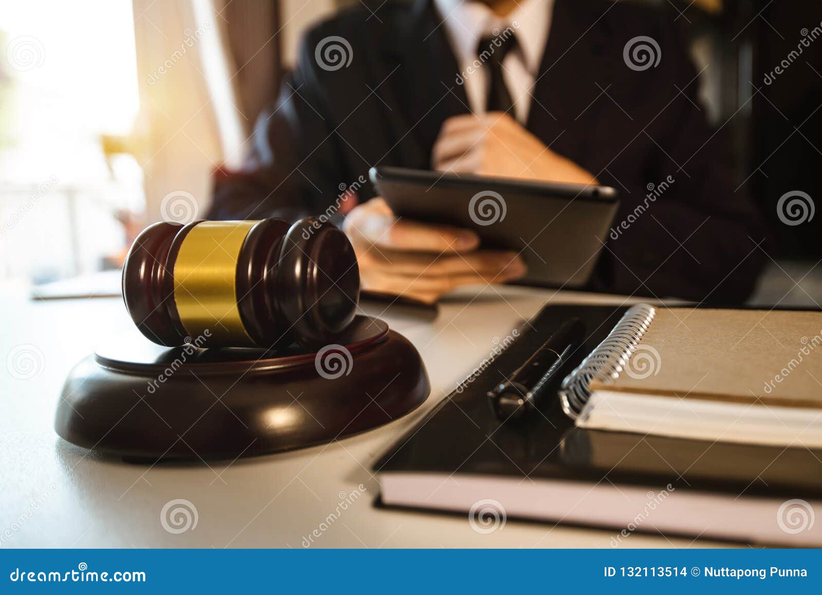 justice and law concept