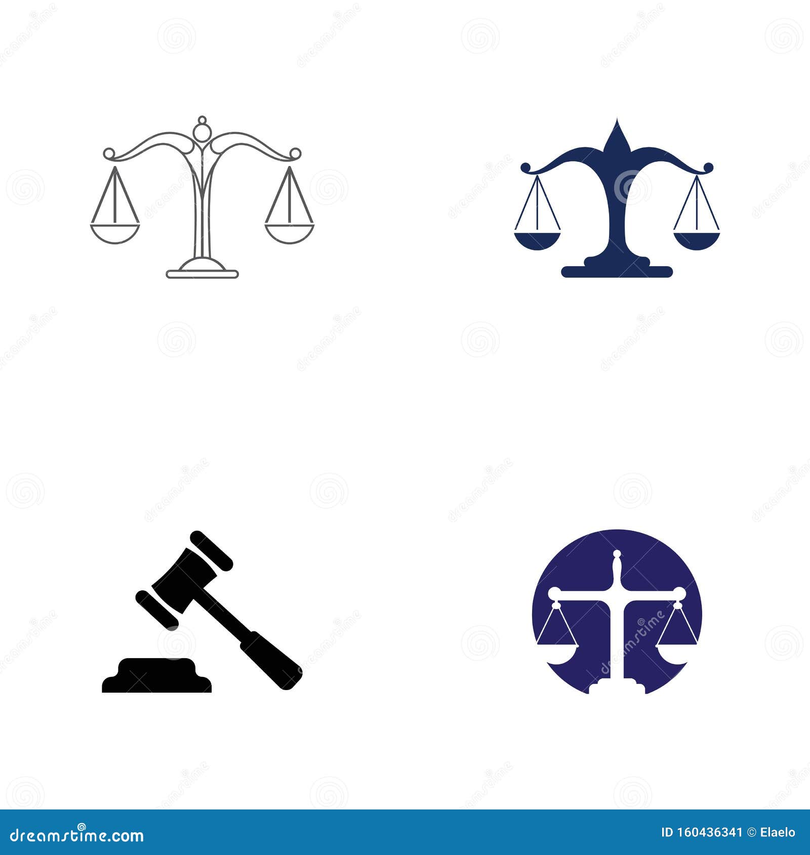 justice law logo template
