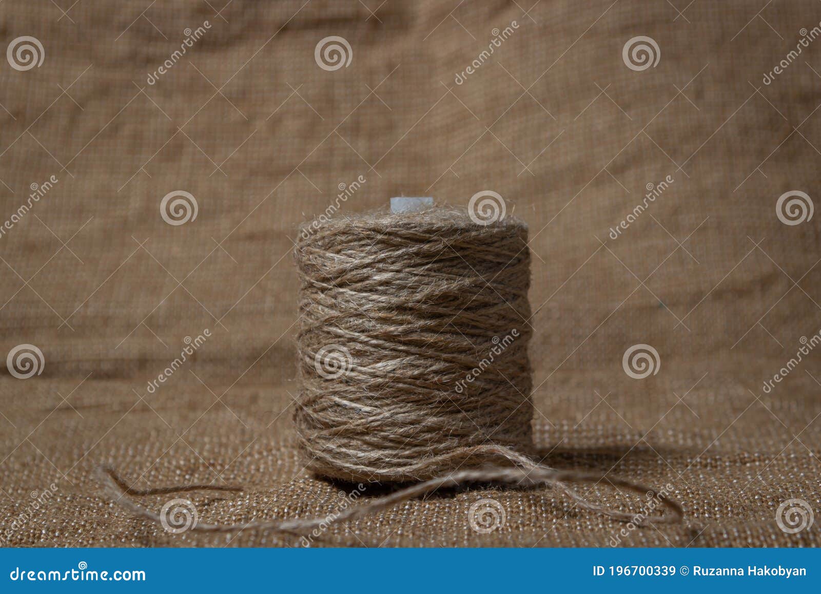 Juta Na Pincelada. Material De Juta. Imagem de Stock Imagem de