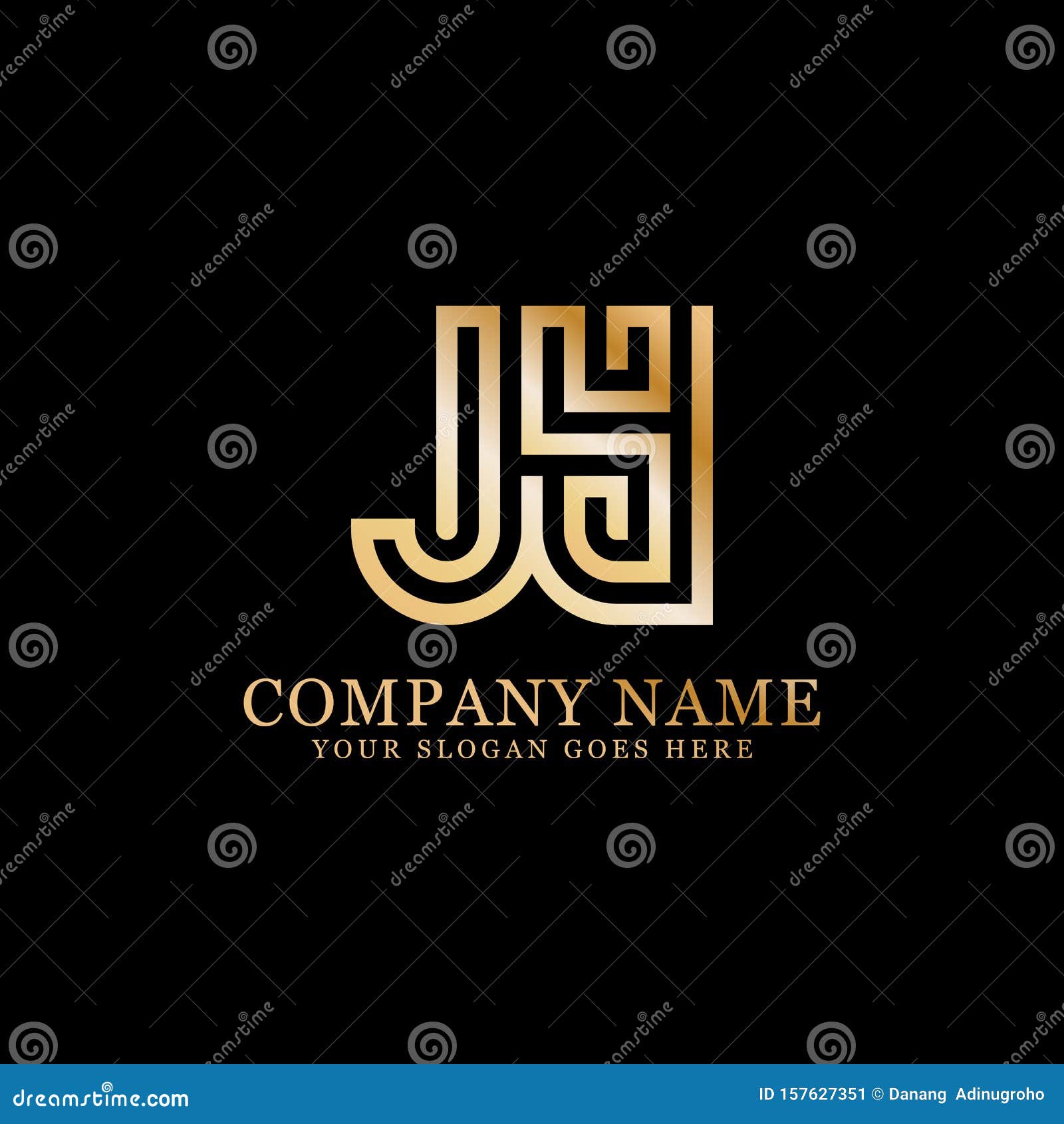 Jy Logo Inspiration Logo Vorlage Fur Buchstaben Vektor Abbildung Illustration Von Logo Inspiration