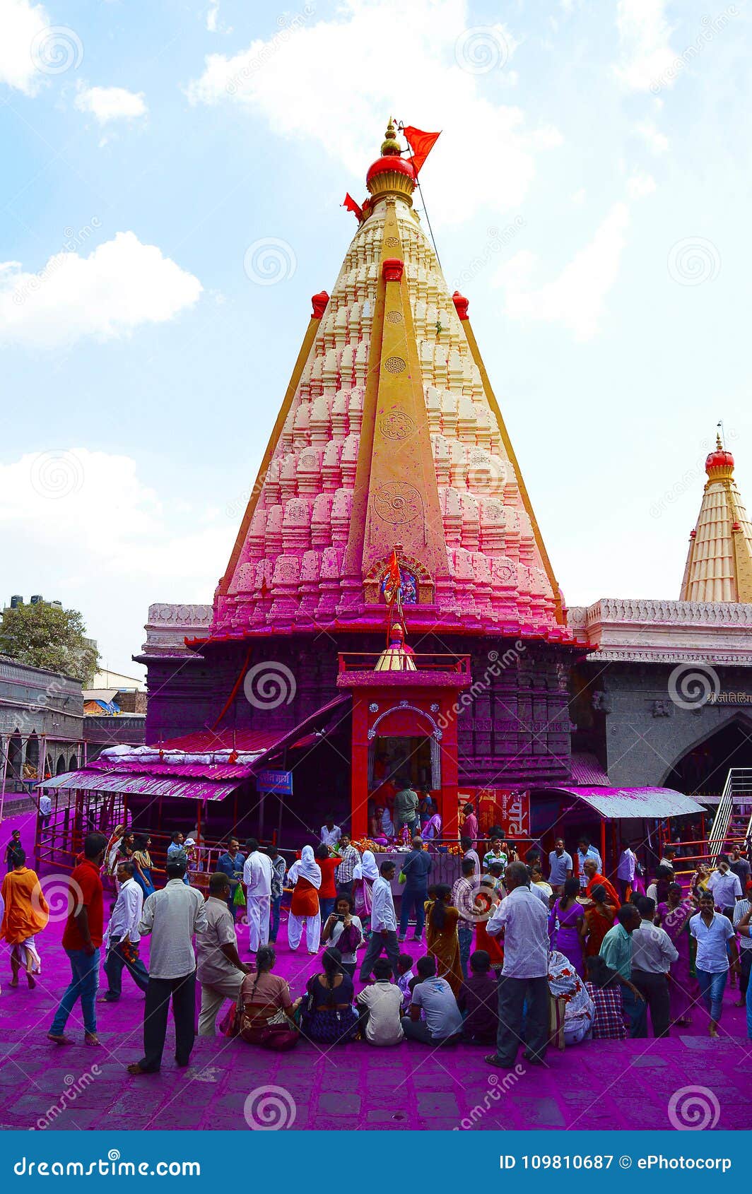 Jyotiba Temple, Wadi Ratnagiri, Kolhapur, Maharashtra Editorial ...