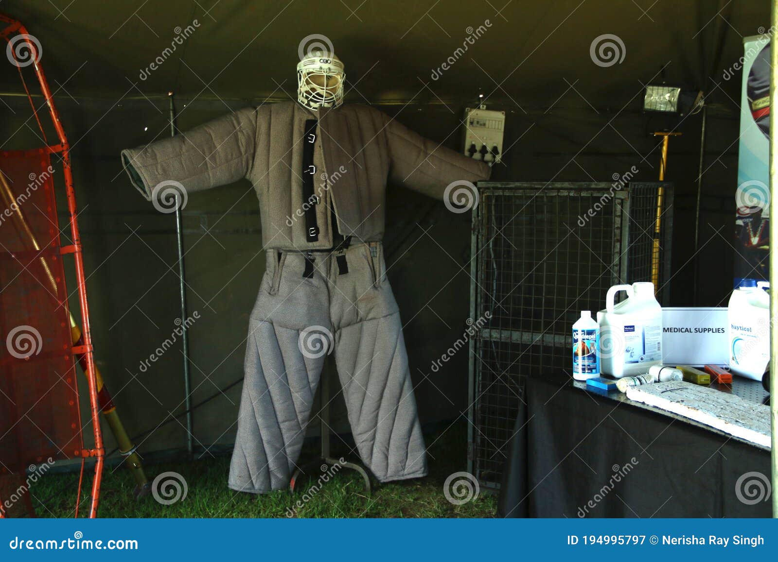 K9 Fire Training Equipment Bite Suit Editorial Photography Image of