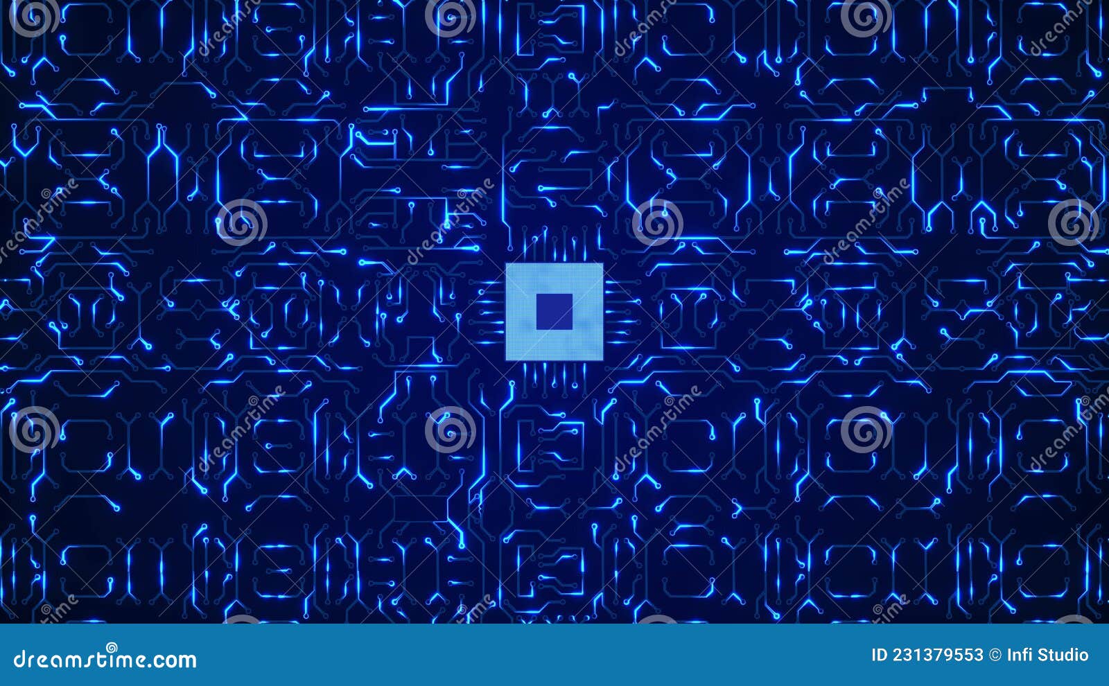 4K Loop Processor Circuits and Electronic Components CPU Data Flow in a