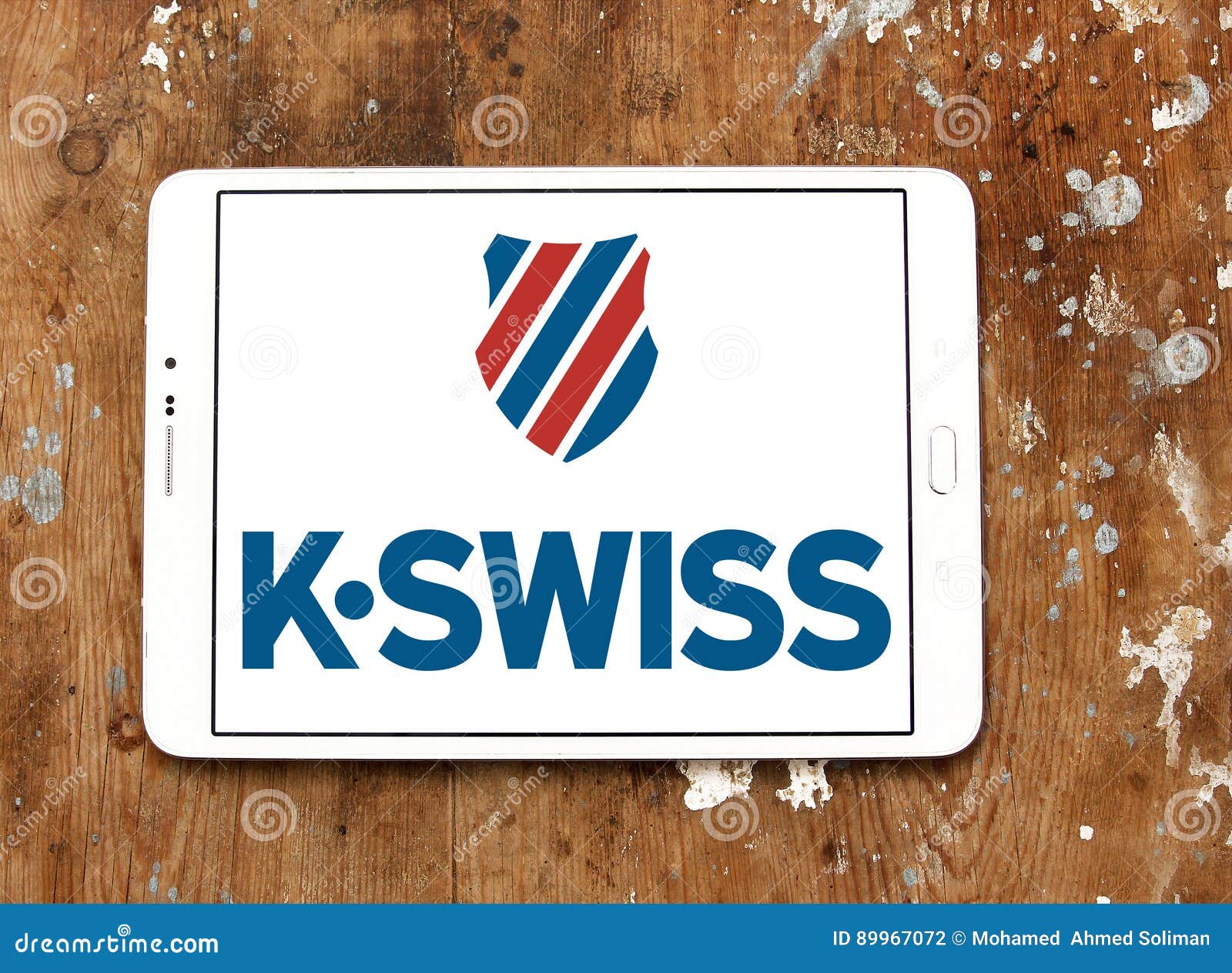 Behoren klant hond K-Swiss logo editorial photography. Image of company - 89967072