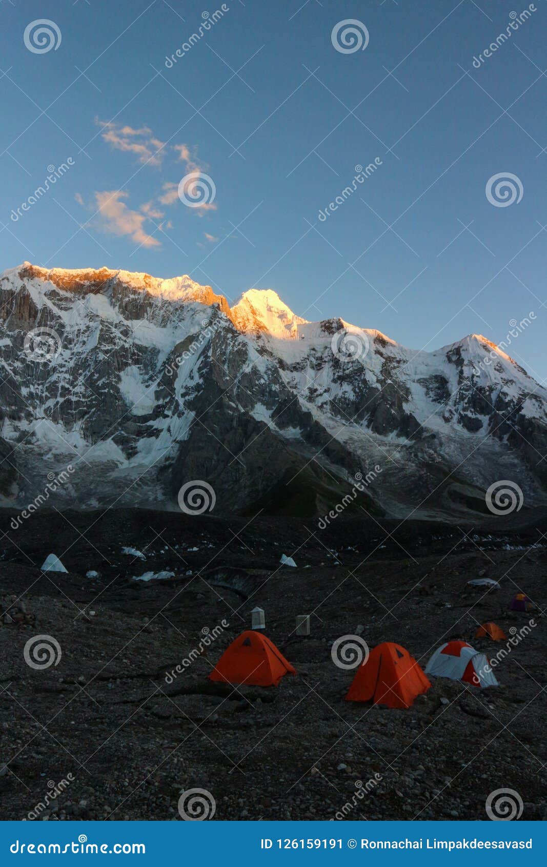 trango tower family in karakoram range, k2 trek, pakistan, asia