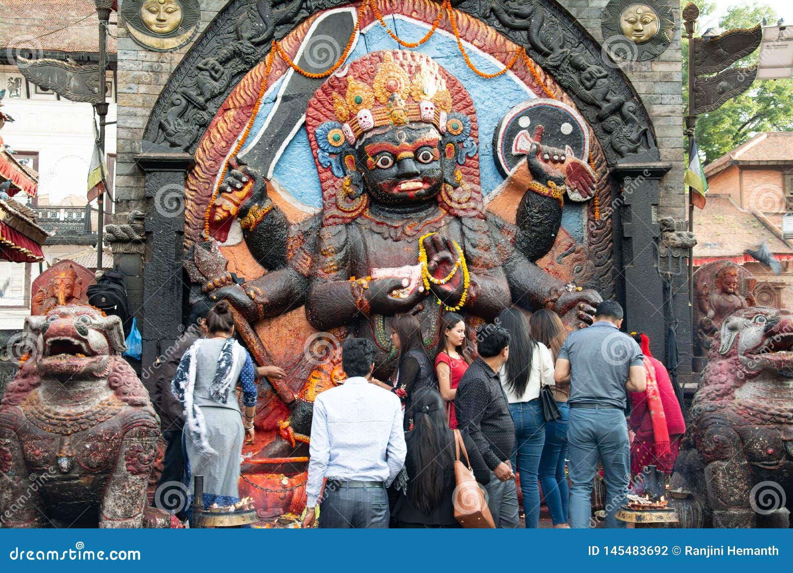 Kaal Bhairav Temple In Kathmandu Editorial Photography Image Of Cultural Interesting 145483692