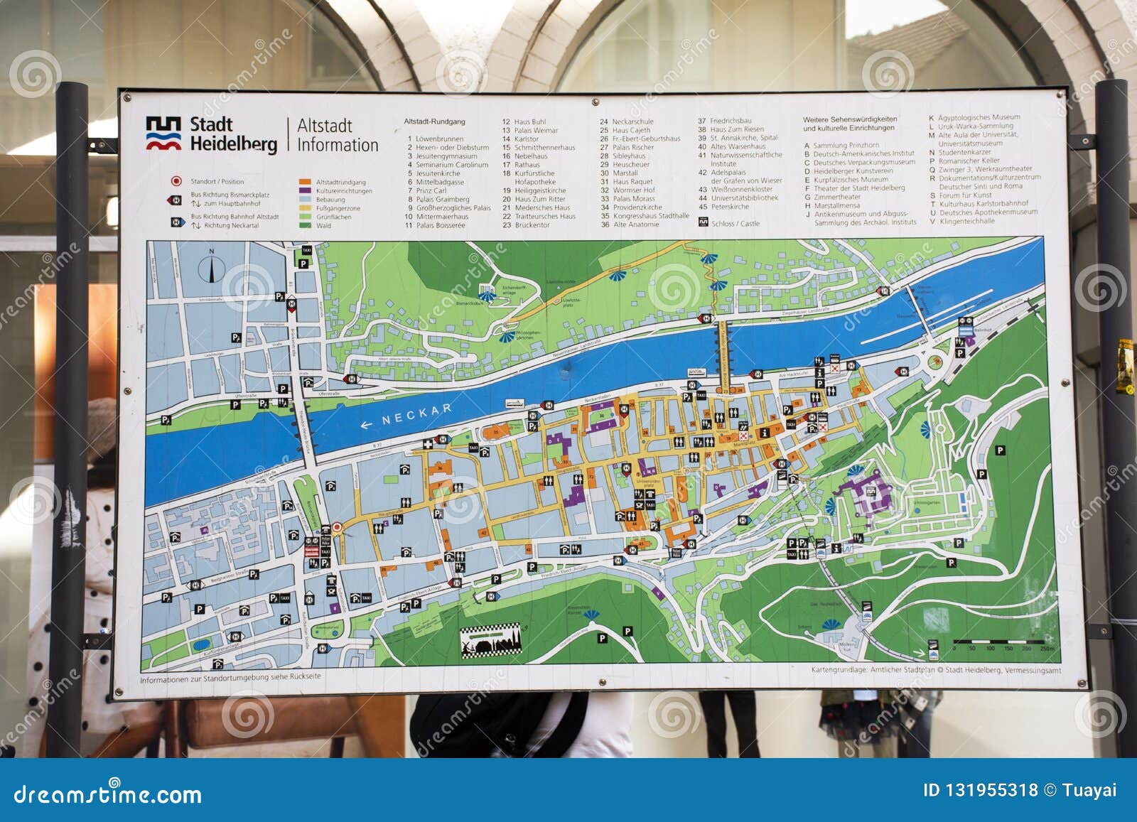 heidelberg walking tour map