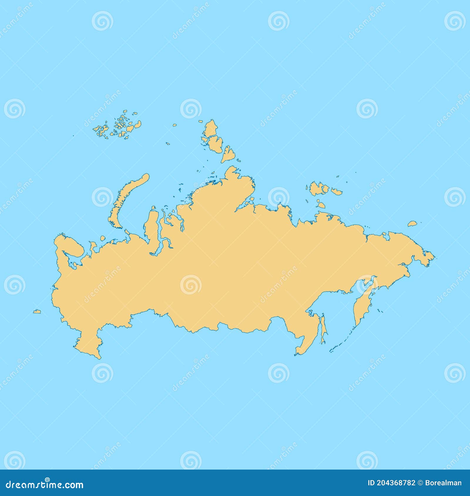 AFDRUKBARE PLATTEGRONDEN VAN RUSLAND visual data 4