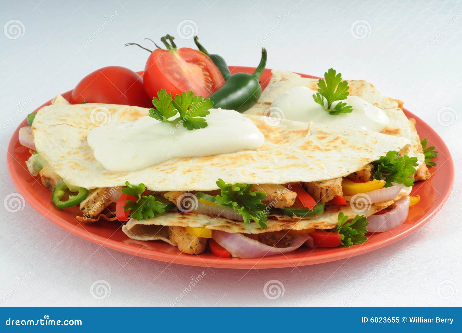 Kaas en Kip Quesadillas stock afbeelding. Image of voedzaam 6023655