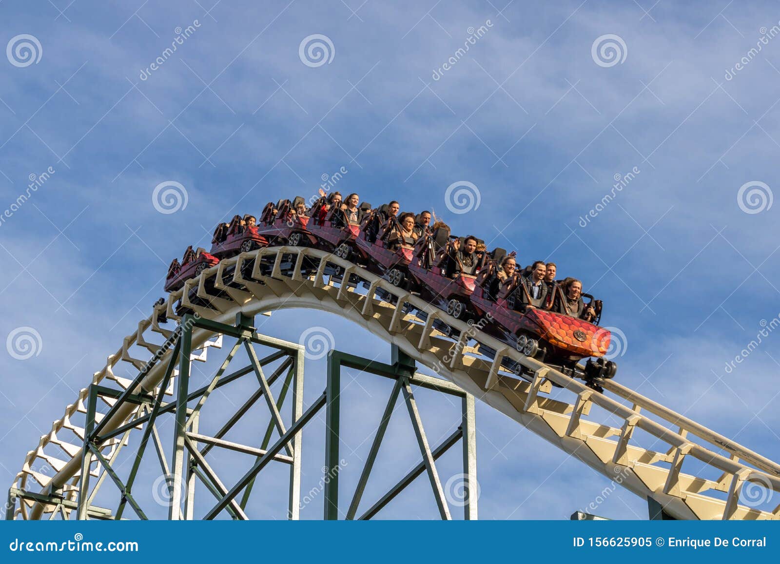 KAATSHEUVEL, the Netherlands. - November 6, 2018: People Screaming and ...