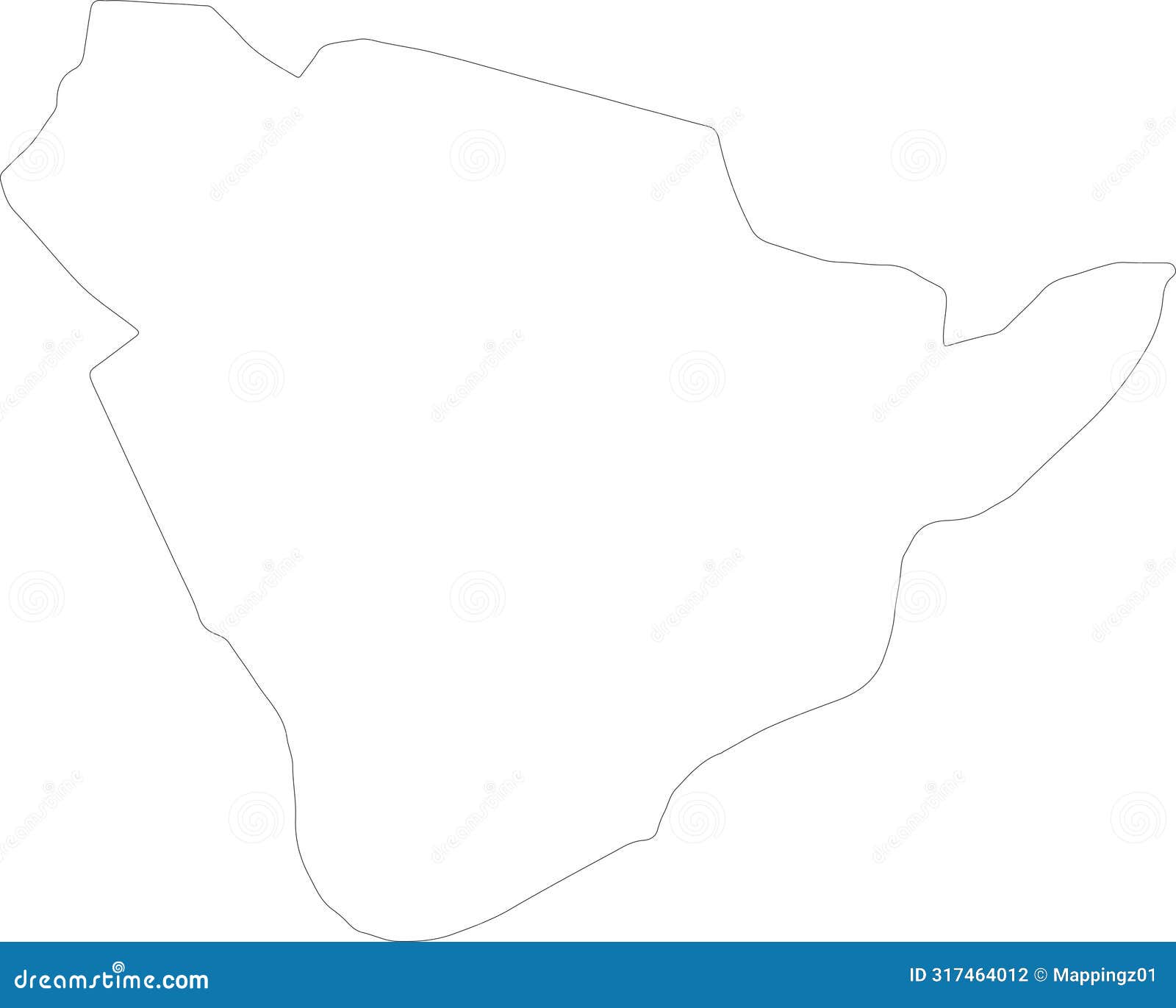 kabale uganda outline map