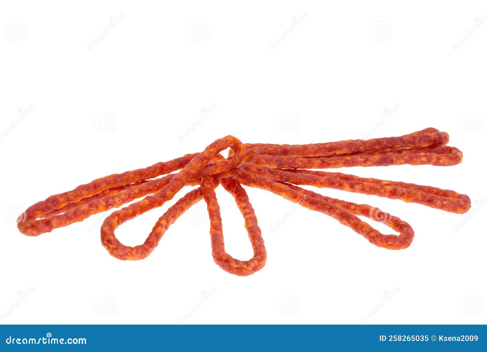 Kabanos Meat Products Isolated Stock Image Image of appetizer, long