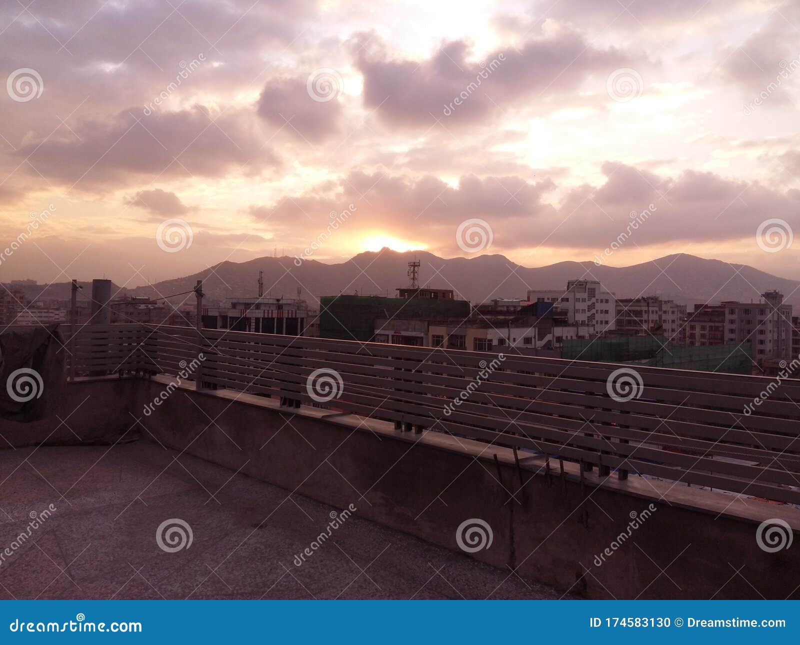 Kabul city sunset stock photo. Image of city, sunset 174583130