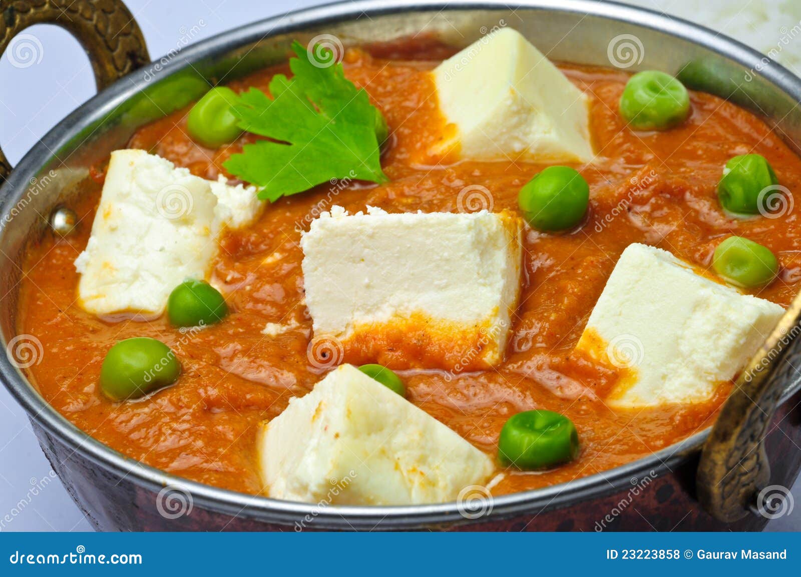 Kadai Paneer stock photo. Image of bowl, cottage, asian 23223858