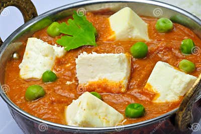 Kadai Paneer stock photo. Image of bowl, cottage, asian - 23223858