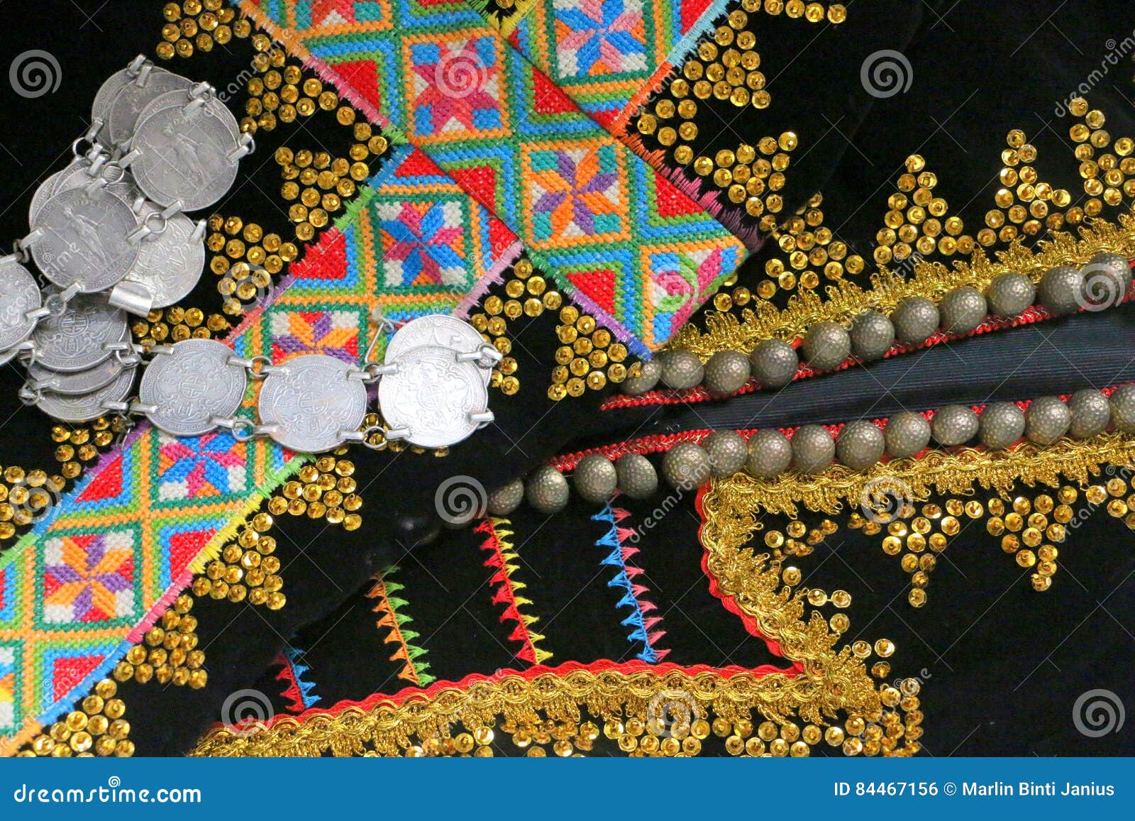 Kadazan Costume stock photo. Image of dusun, texture - 84467156