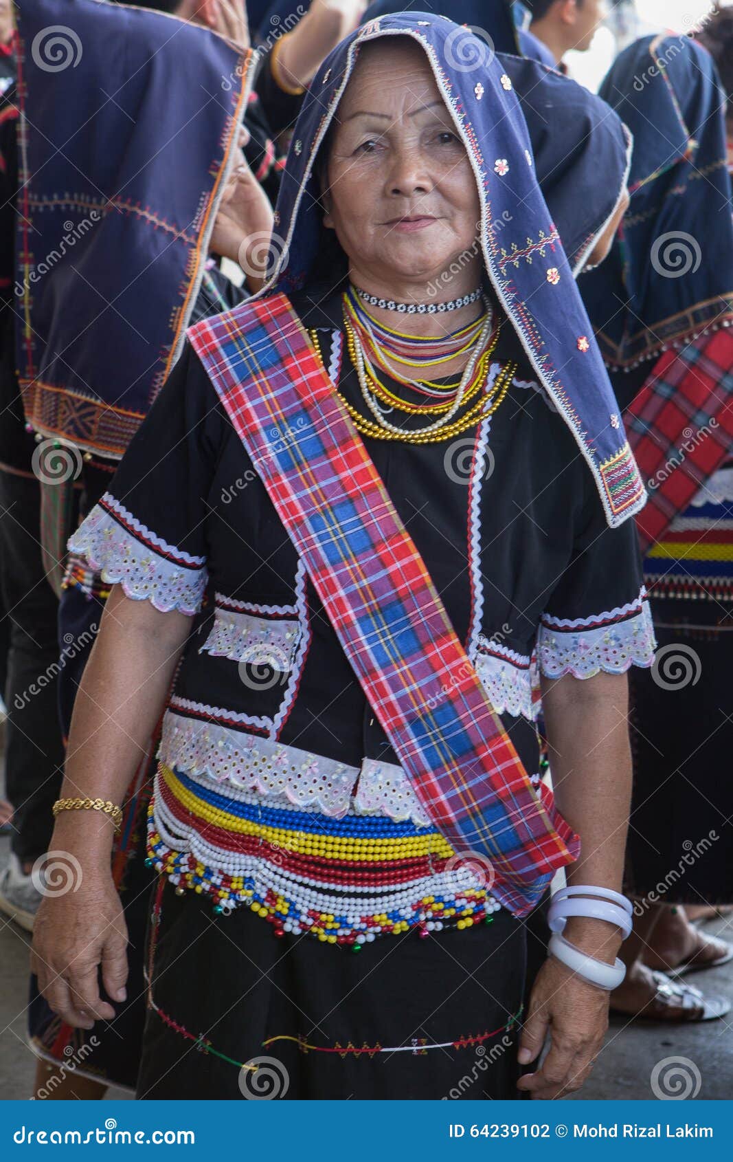  Kadazan Dusun  Traditional Costume Editorial Photography 
