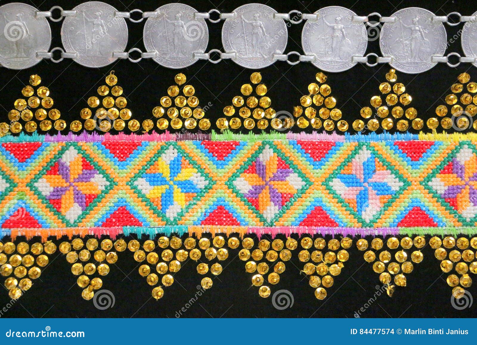 Kadazan Papar  Costume stock photo Image of design borneo 