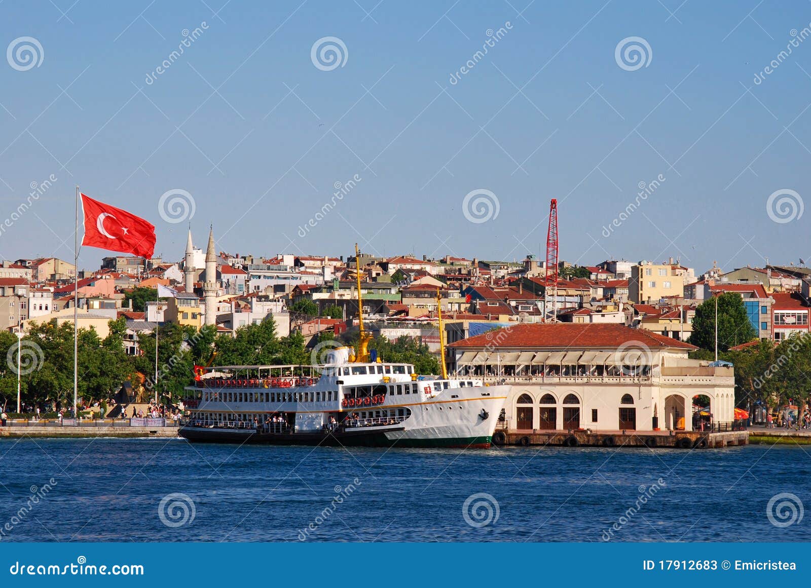 kadikoy harbour in istanbul