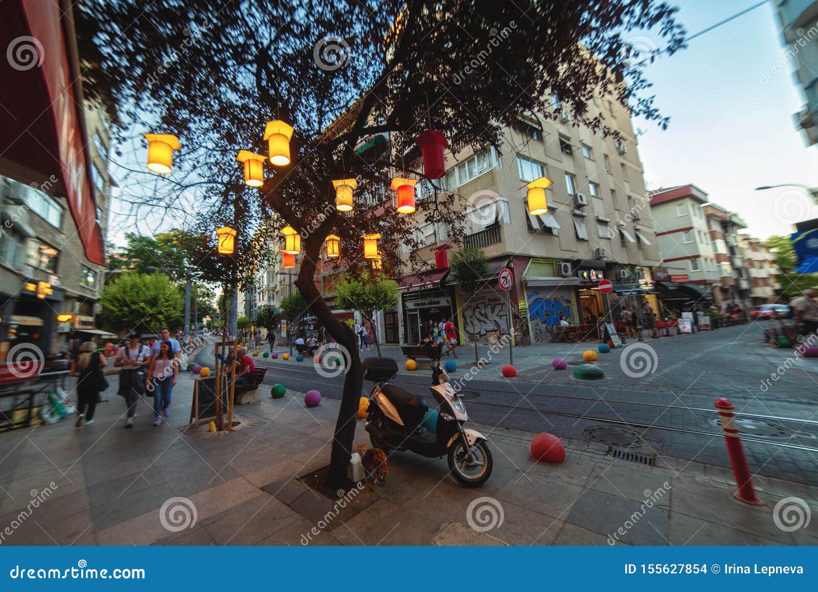 Kadikoy - Moda District and One Most Popular at Asian Side of Editorial Stock Image - Image of nostalgic, colourful: 155627854