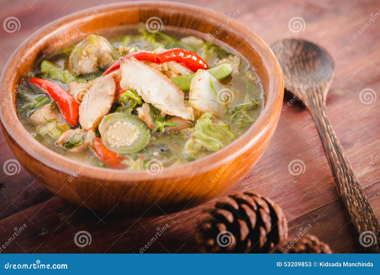 Kaeng Oom stock image. Image of dining, grass, plate - 53209853