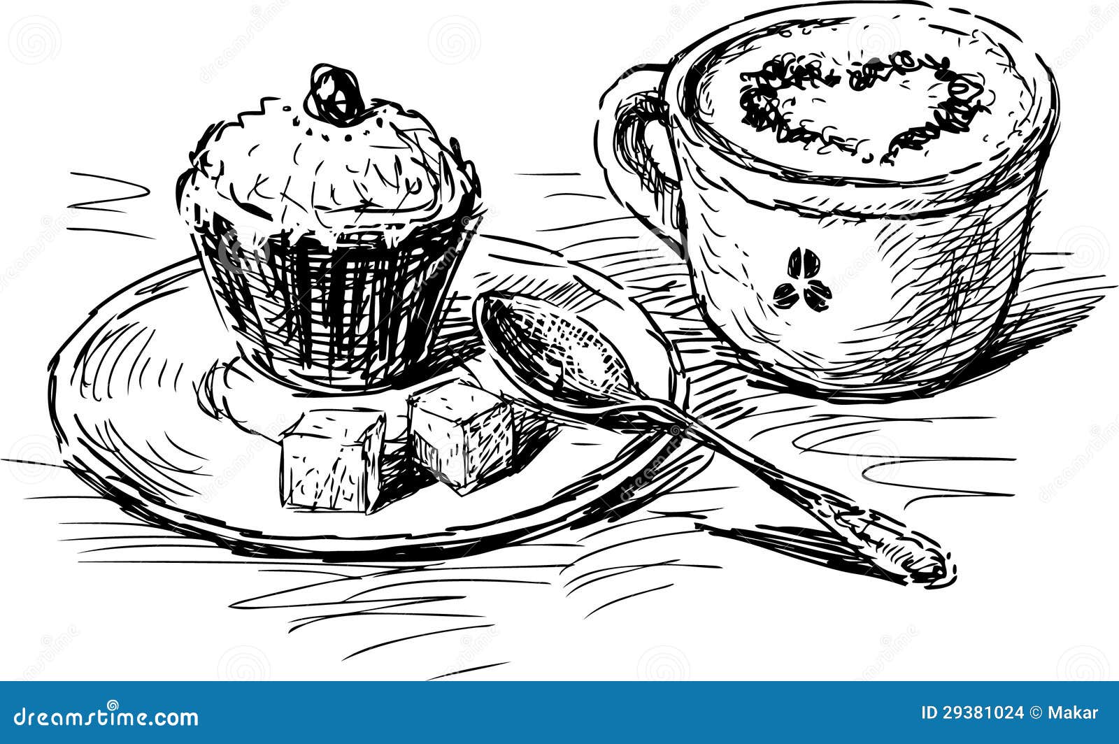 Clipart Kostenlos Kaffee Und Kuchen