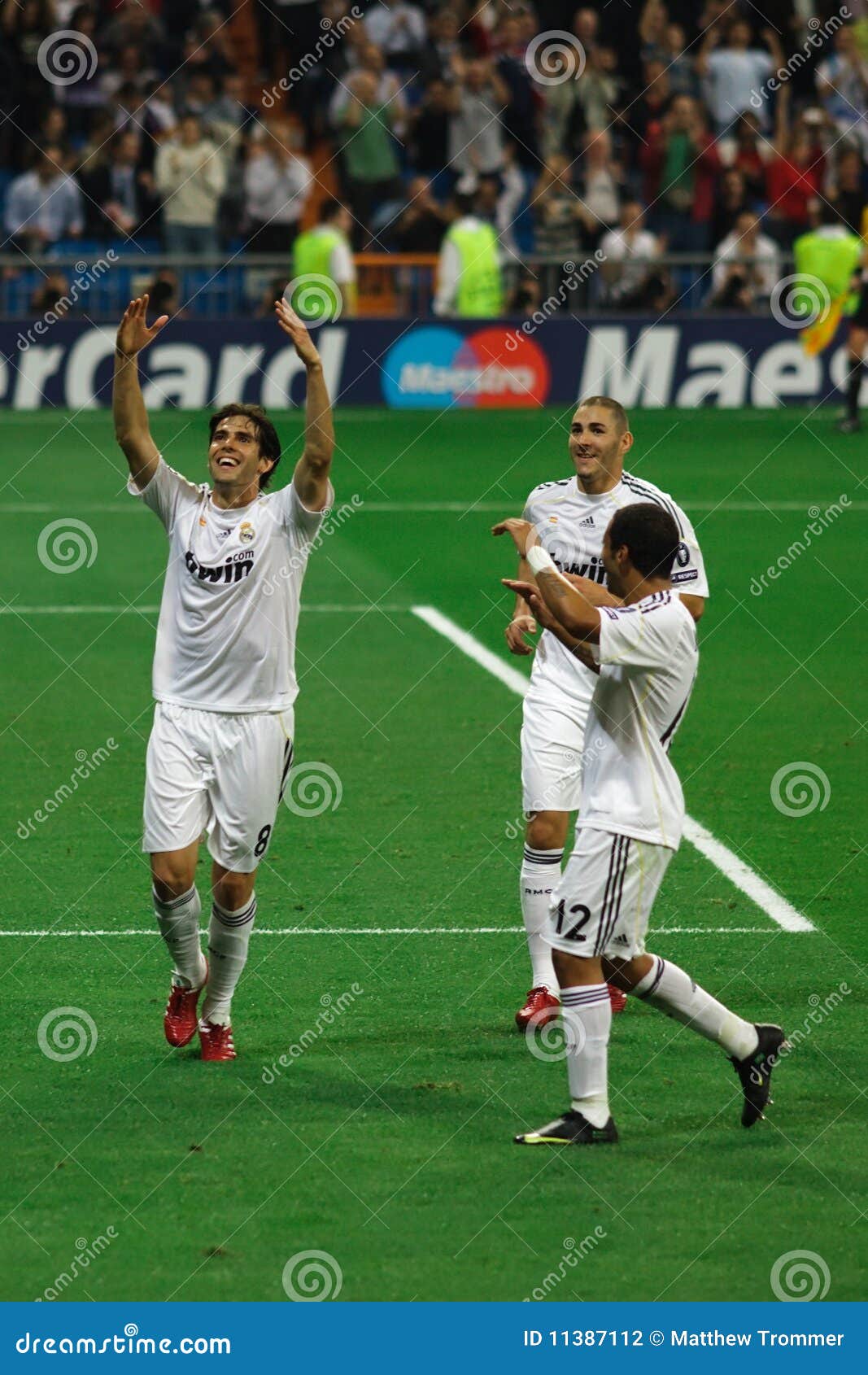 Kaka Goal Celebration editorial photography. Image of champions - 11387112