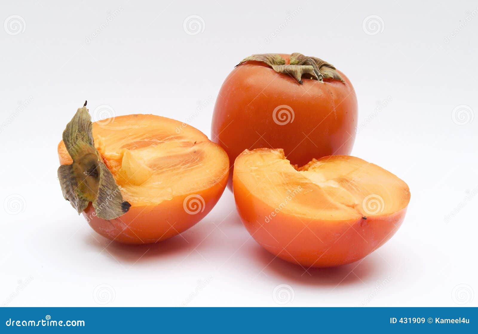 Kaki Fruit Stock Afbeelding. Image Of Delicatesse, Geïsoleerd - 431909