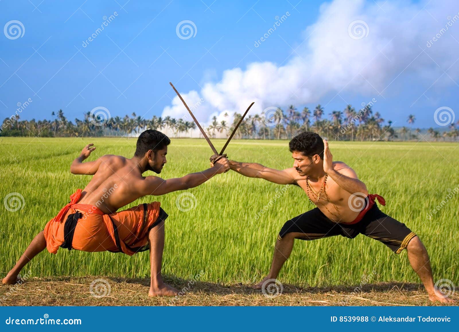 Kalari, indian martial art stock photo. Image of kerala 8539988