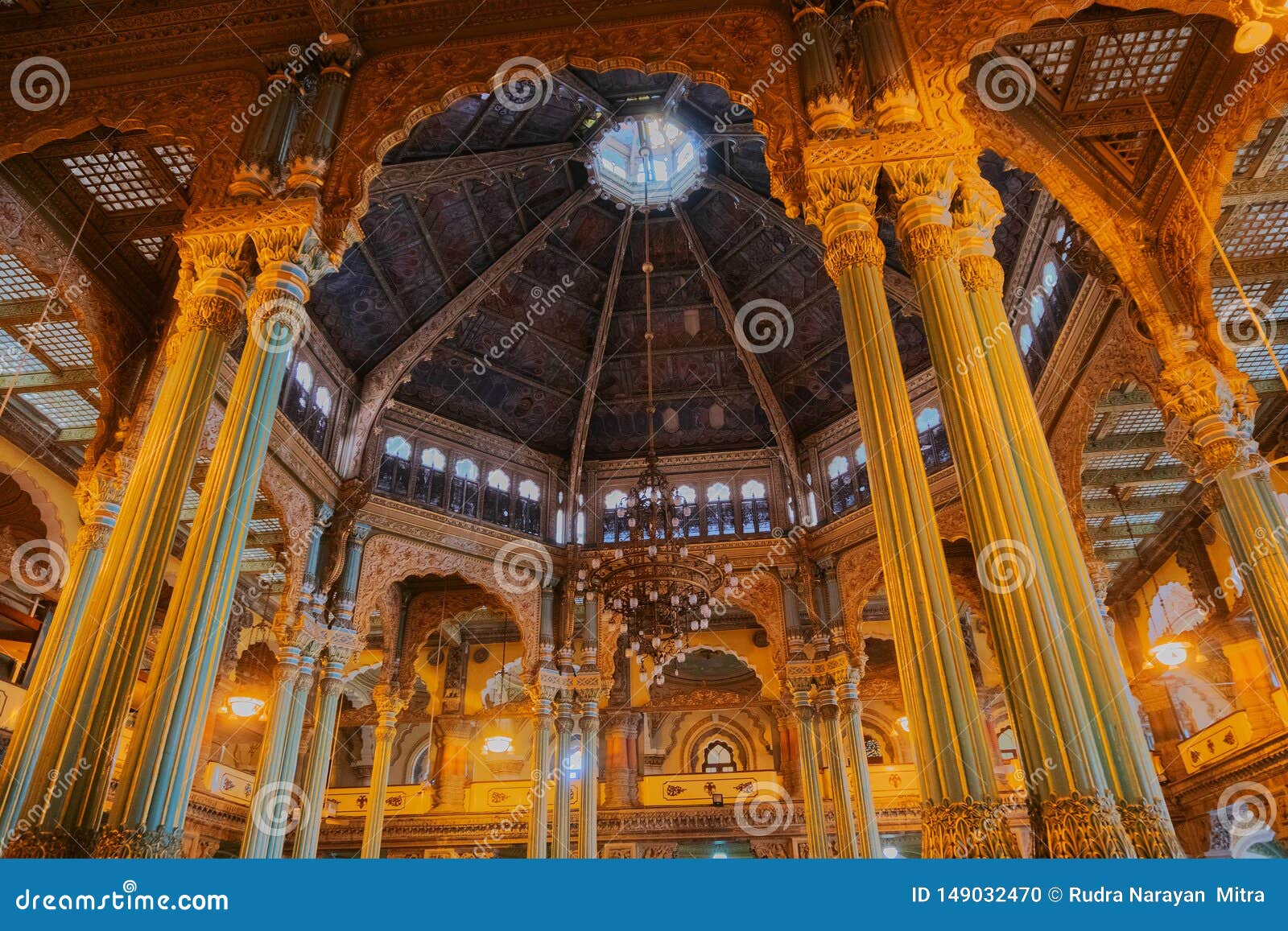 Kalayana Mantapa Hall Interior Of Mysore Palace Karnataka