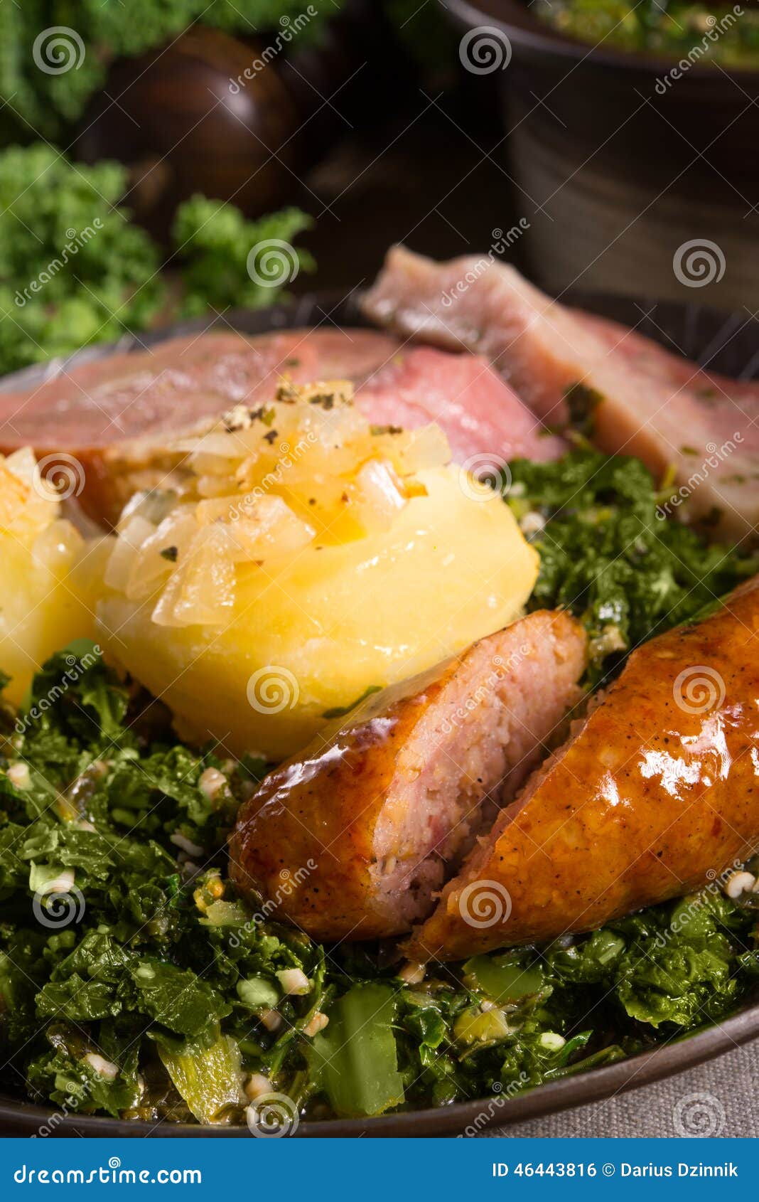Kale or borecole stock photo. Image of hearty, grow, crop 46443816