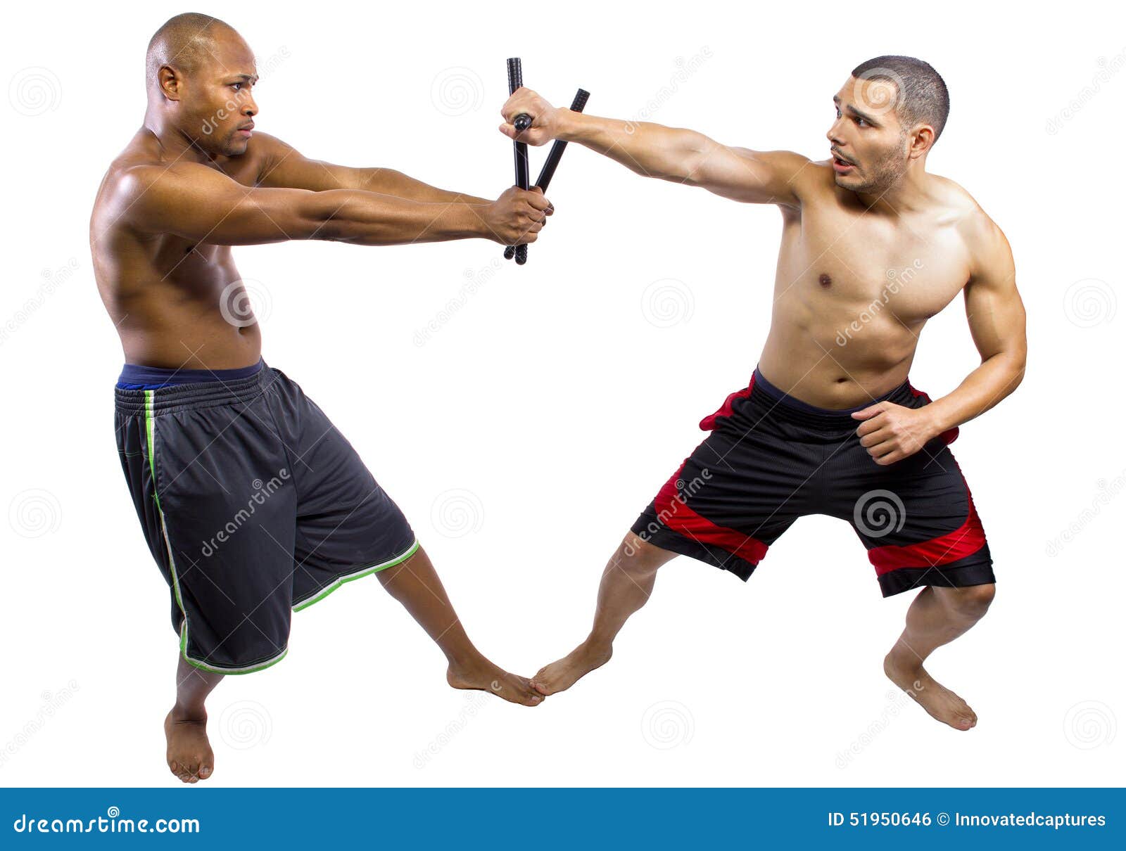 Kali Escrima Fighters Sparring Stock Photo - Image of arnis, bout: 51950608