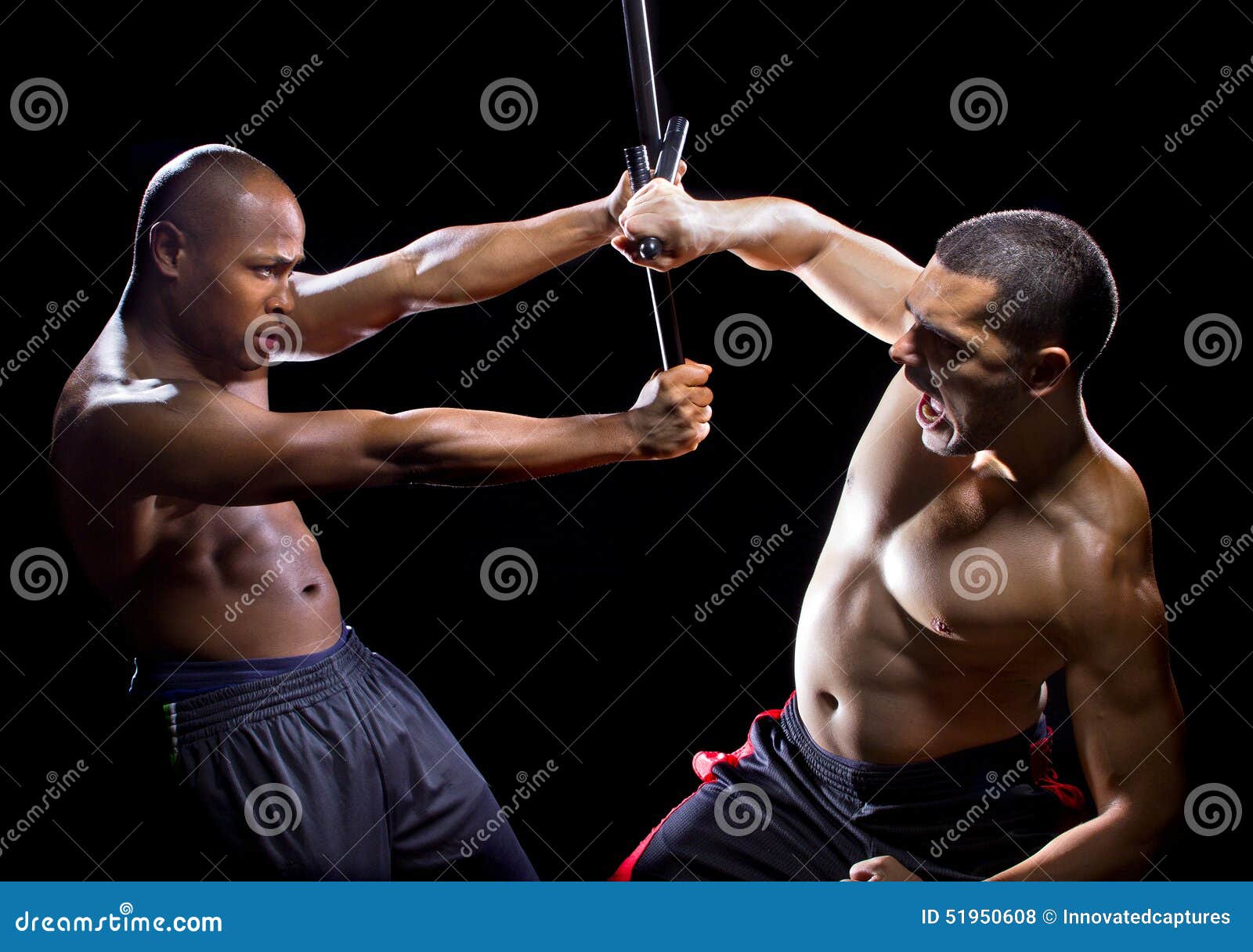 Kali Escrima Fighters Sparring Stock Photo - Image of arnis, bout: 51950608
