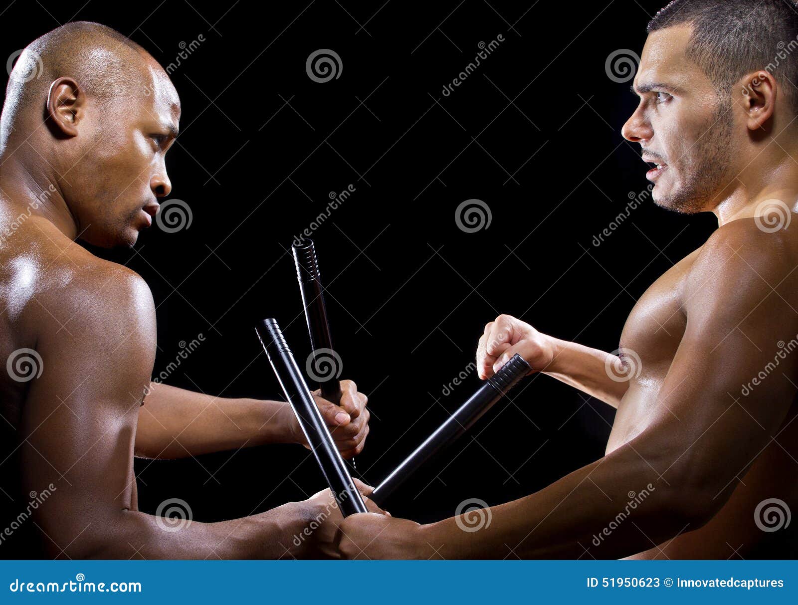 Kali Escrima Fighters Sparring Stock Image - Image of determination, fight:  51950623