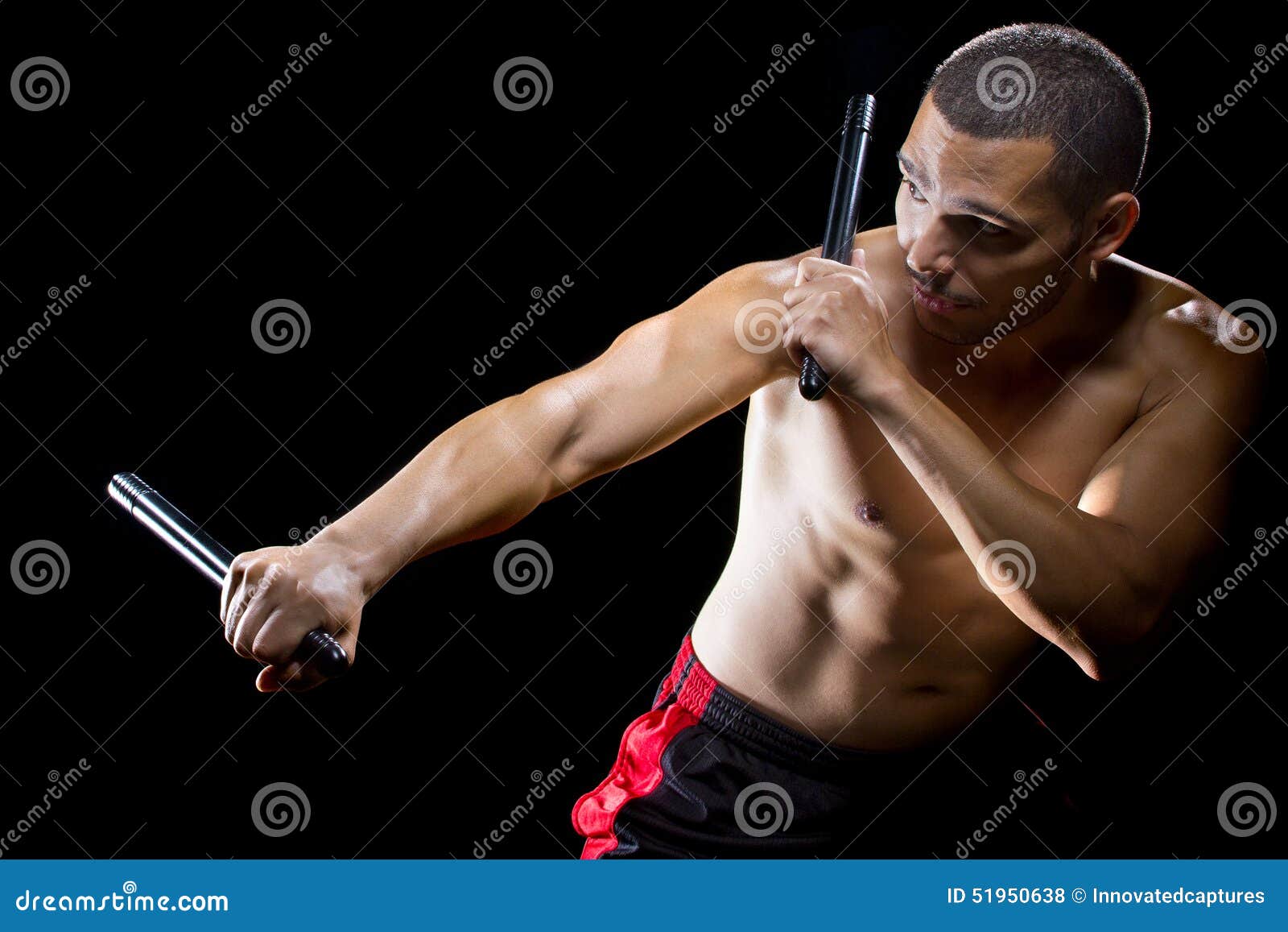 Kali Escrima Fighters Sparring Stock Image - Image of determination, fight:  51950623