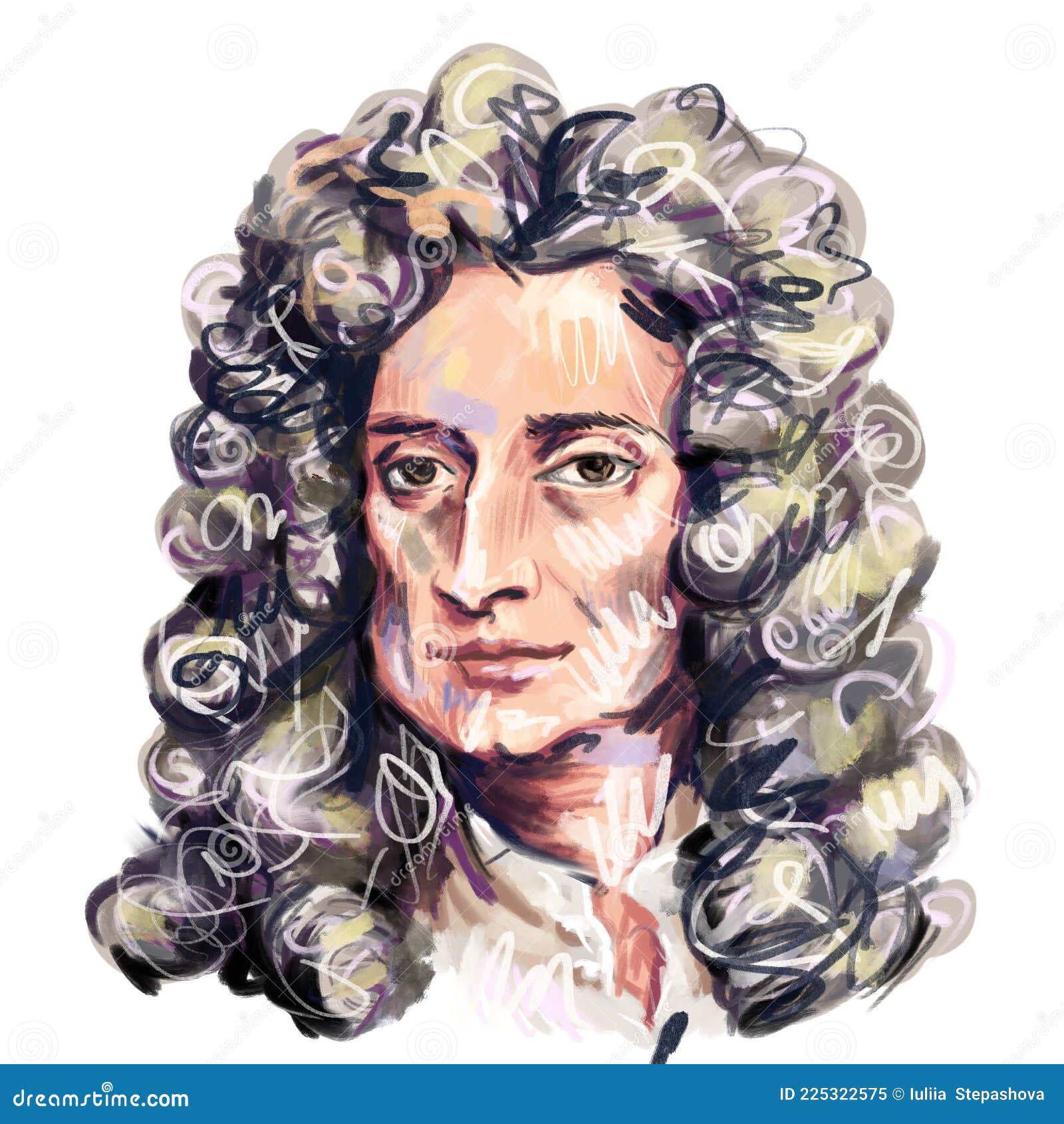 Isaac Newton at the National Portrait Gallery London Drawing by John  Donnelly  Saatchi Art