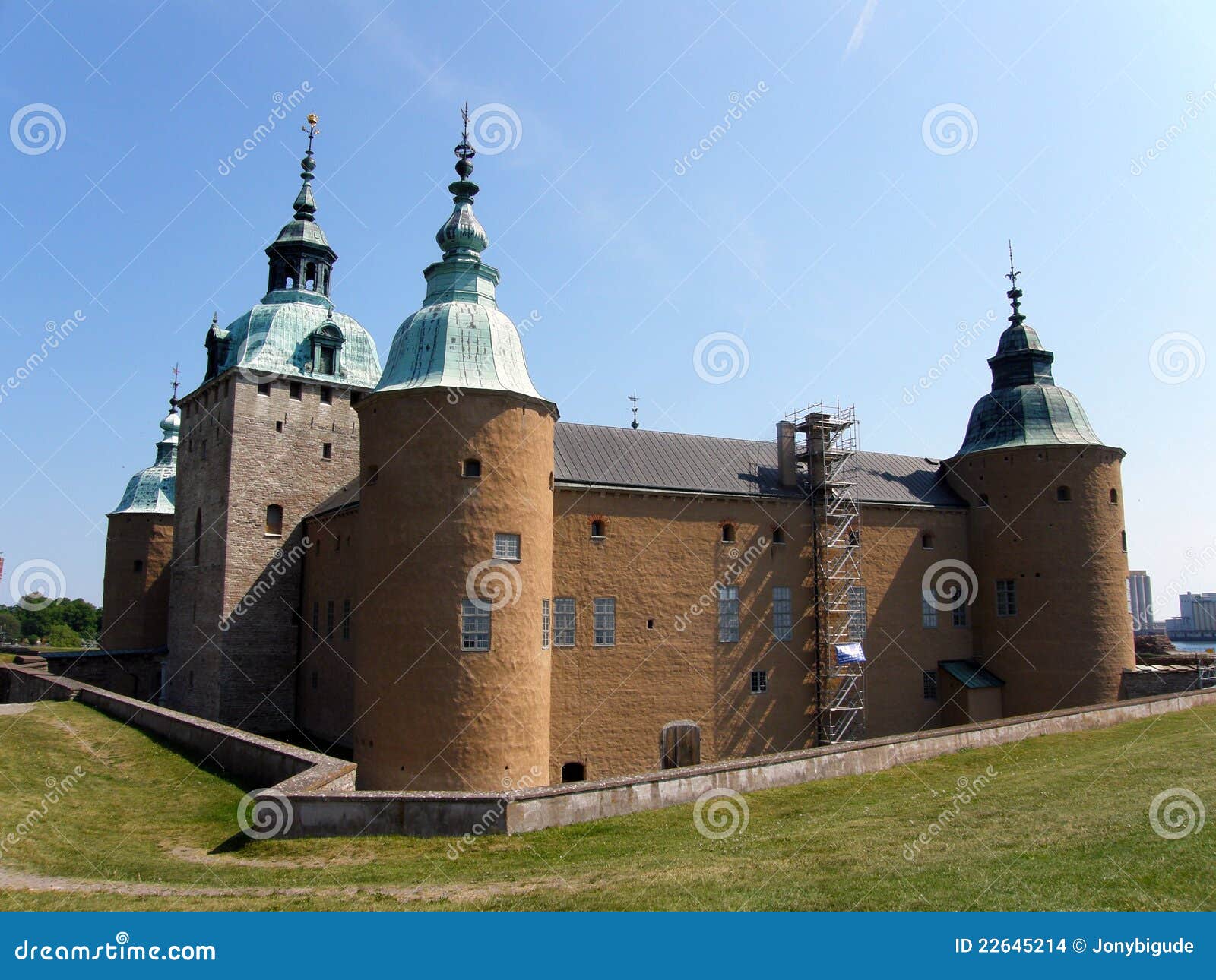 The Kalmar castle II stock photo. Image of fortification 22645214