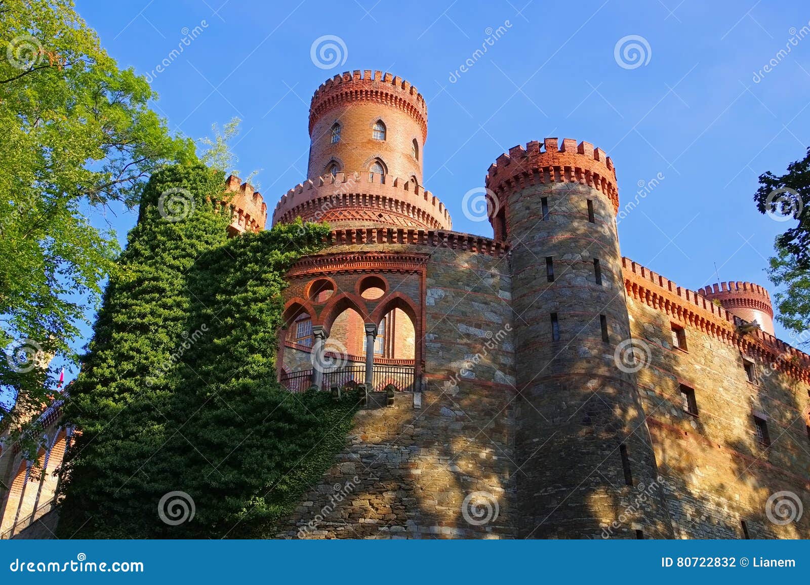 Kamieniec Zabkowicki Schloss Palace, Silesia Stock Photo - Image of ...