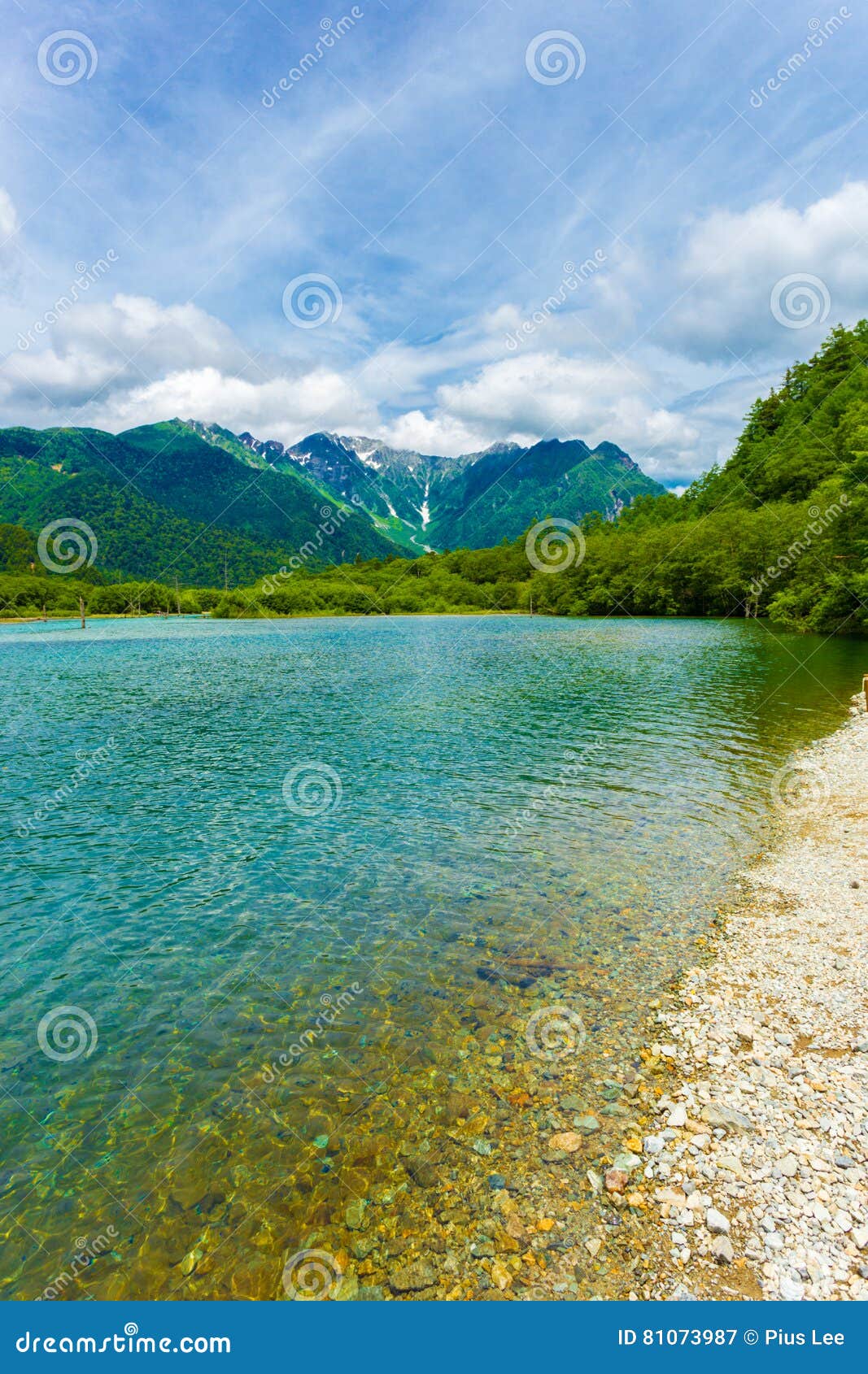 Kamikochi Taisho Pond Mount Hotaka Dake V Stock Image Image Of Landscape Clean